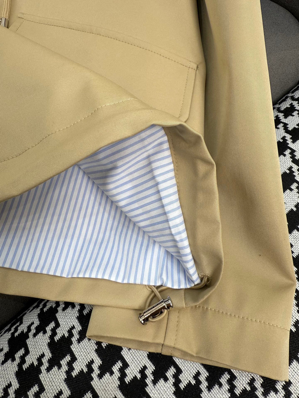 Miu Miu 25 Jacket Dark Beige Polyester 298098