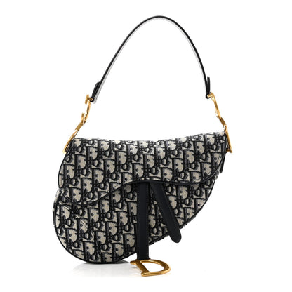 Oblique Saddle Bag Blue