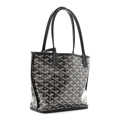Goyardine Reversible Mini Anjou Black