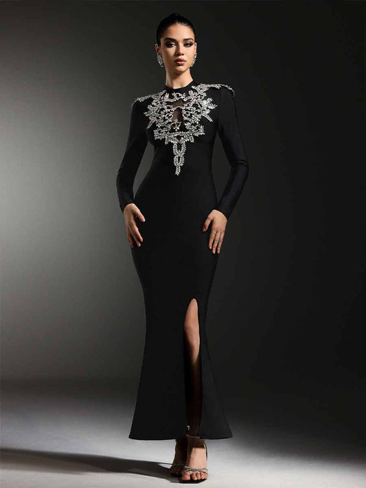 Vera Fish Tail Bandage Maxi Dress