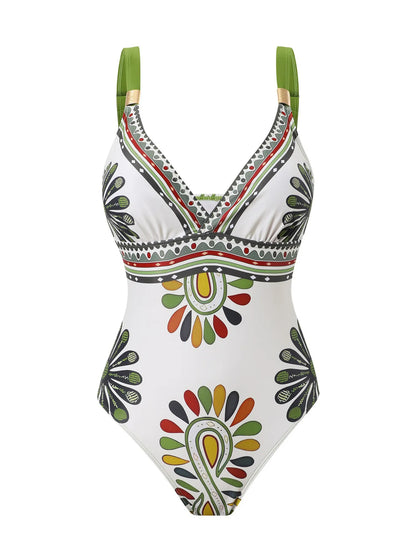 Zoey Printed Swimsuit Set