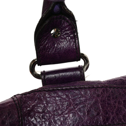 Agneau Giant 21 Silver Hardware Work Raisin