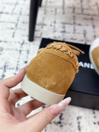 CC Cruise 25/26 Moccasins Brown White Suede