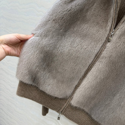 LP 25 Coat Taupe Fur Cashmere 299023