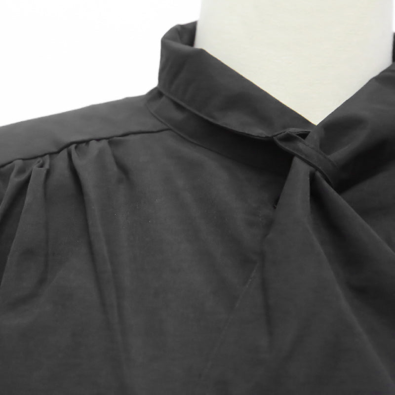 Long Sleeves Loose Solid Color High-Neck Blouses&Shirts Tops