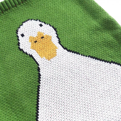 Crochet Tote Bag Stylish Cartoon Duck Bag