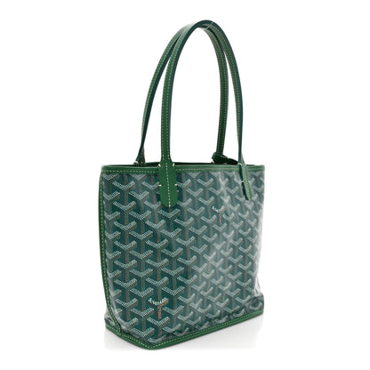 Goyardine Reversible Mini Anjou Green