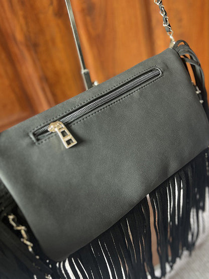 Sofia Sand-colored Tassel Bag