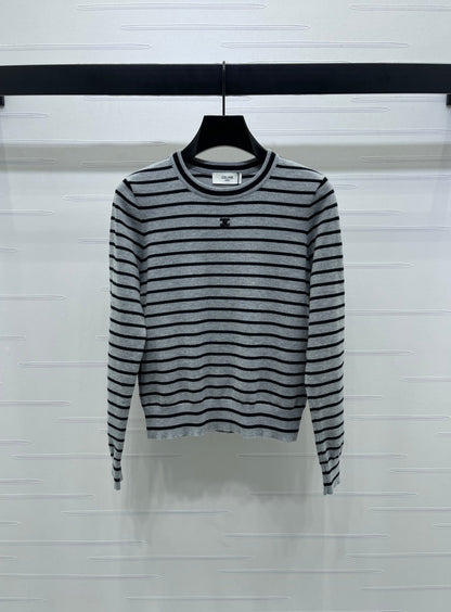 Celine 25 Striped Sweater Wool 296263