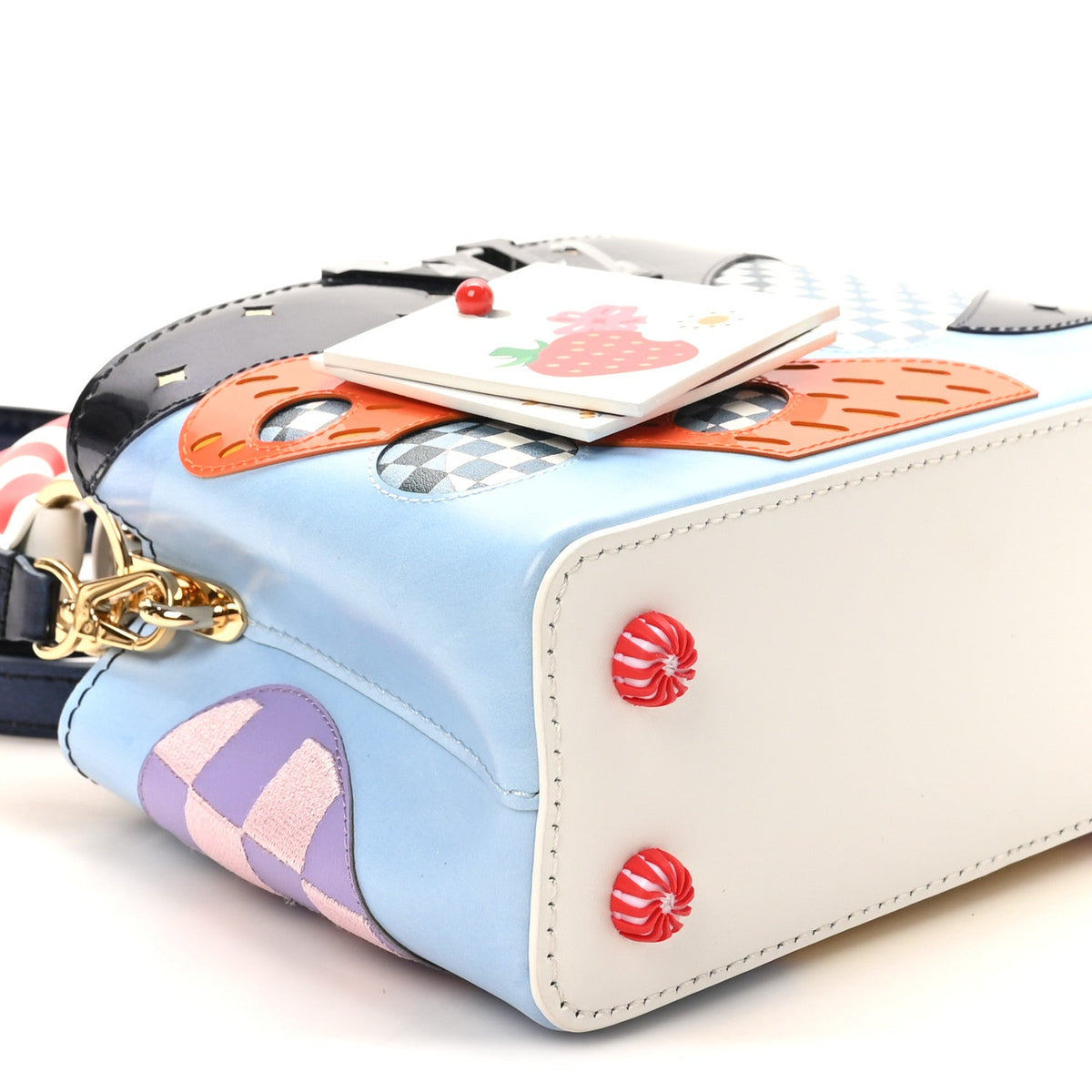 LV X ZIPING WANG Calfskin Patchwork Mini Artycapucines Multicolor