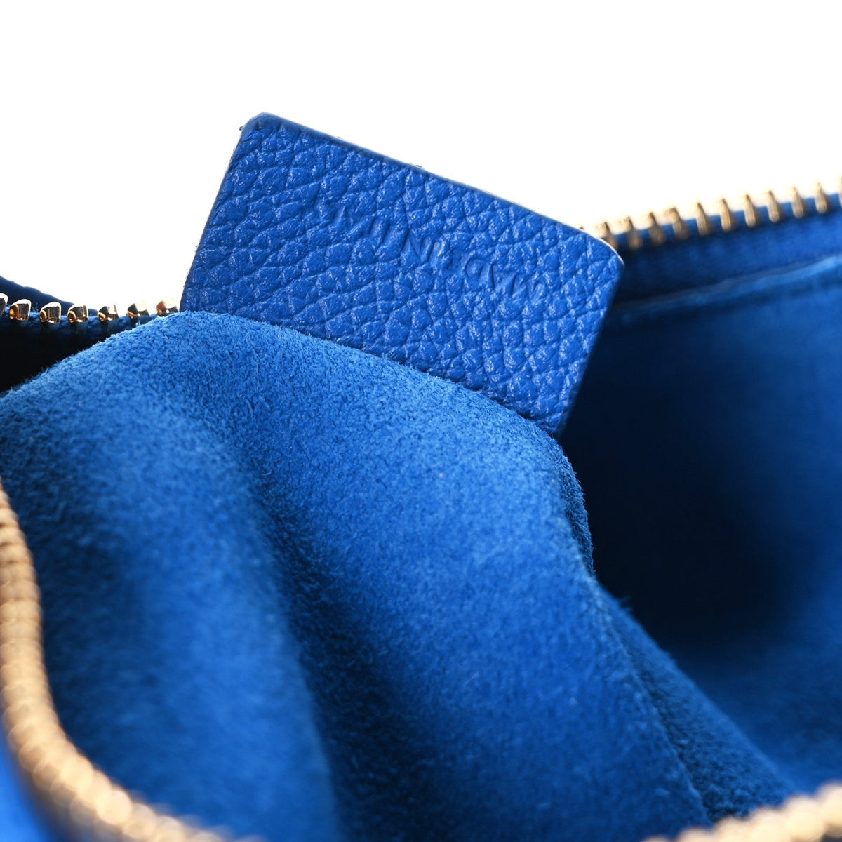 Grained Calfskin Teen Lulu Shoulder Bag Ultra Blue