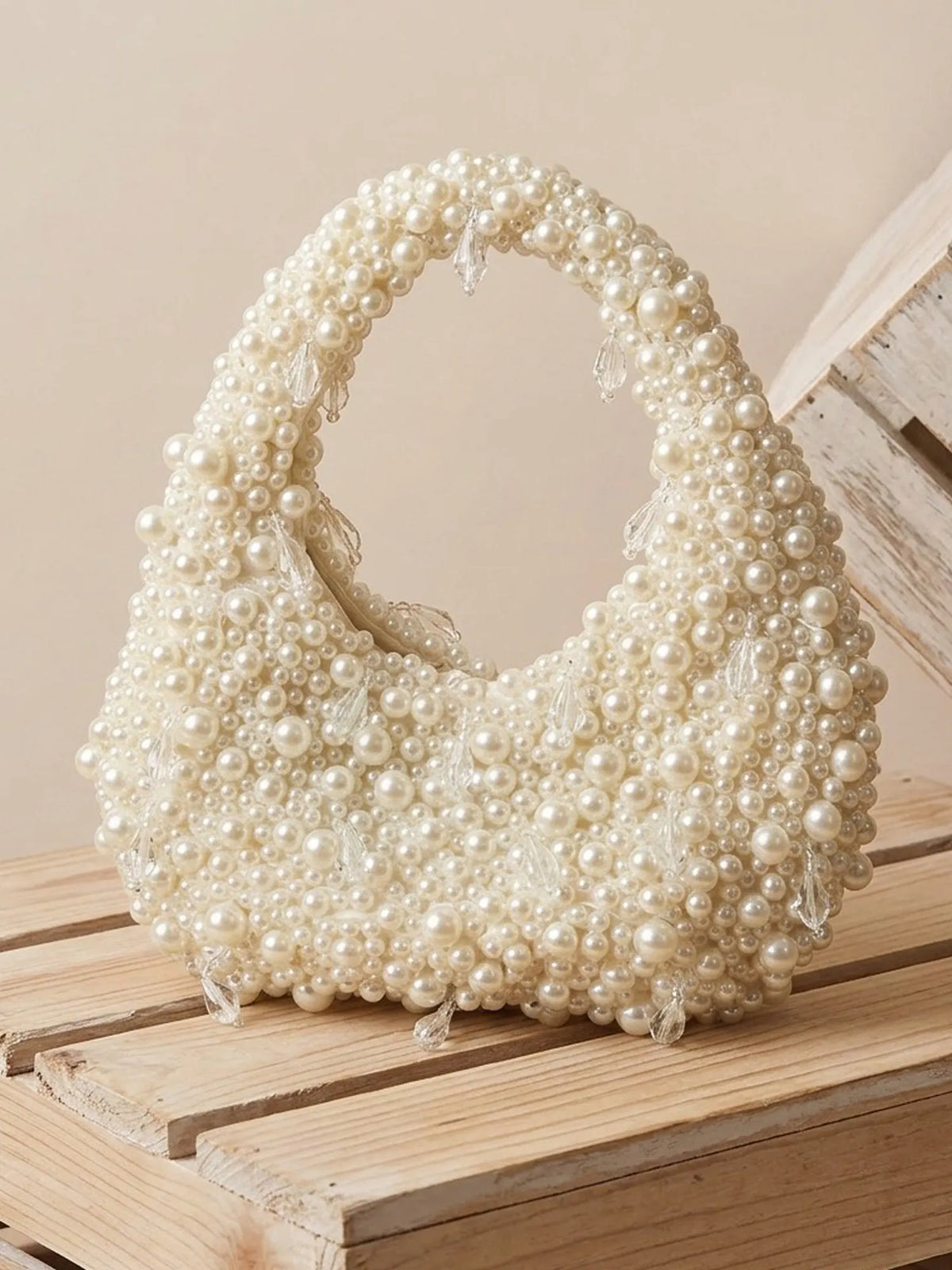 Juliette Crystal and Pearl Handbag