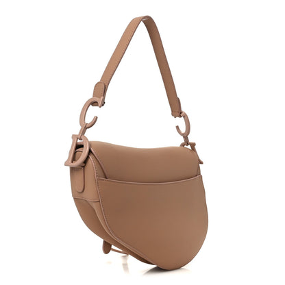 Ultra Matte Calfskin Saddle Bag Blush