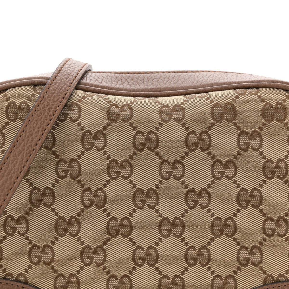 Monogram Mini Bree Messenger Bag Beige Tabacco