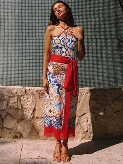 Harper Printed Swimsuit Set