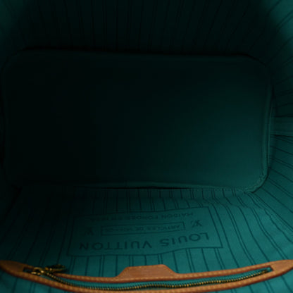 Monogram V Neverfull MM Turquoise