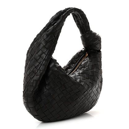 Nappa Intrecciato Teen Jodie Hobo Fondant