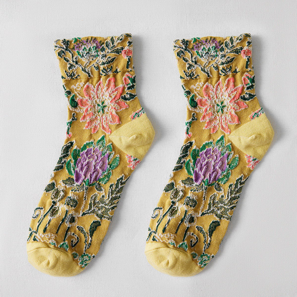 Rufia - 3D Flower Bohemian Women's Socks