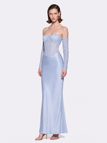 Sofia Sculpted Corset Maxi Dress