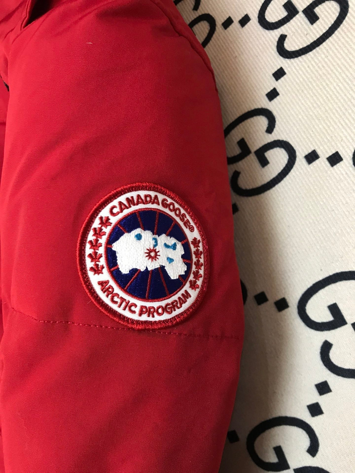 C. Goose Jacket Red Polyester 0023