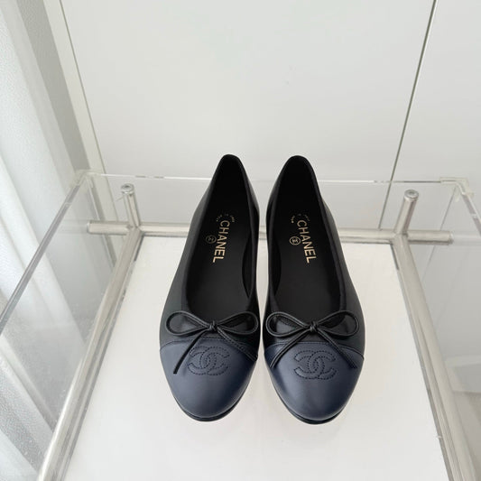 ballet flats black lambskin 566817