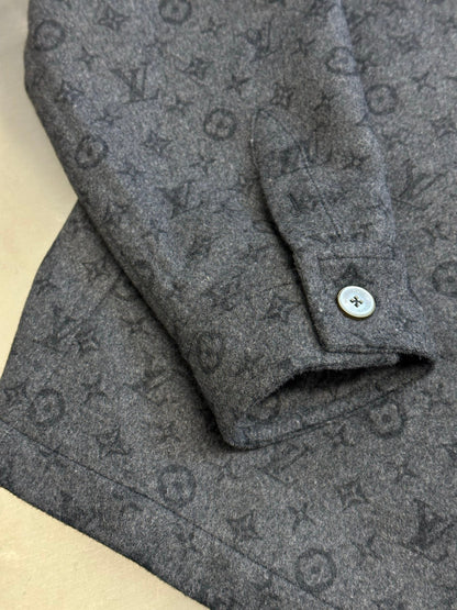 LV Double-Faced Shirt Style Single-Breasted Jacket 493423