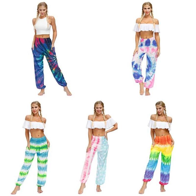 Summer Bohemian Sports Fitness Yoga Pants-2