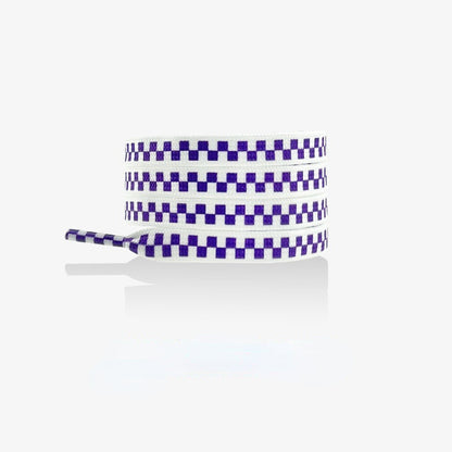 3D Checkerboard Flat Shoelace - Multi Colors Available