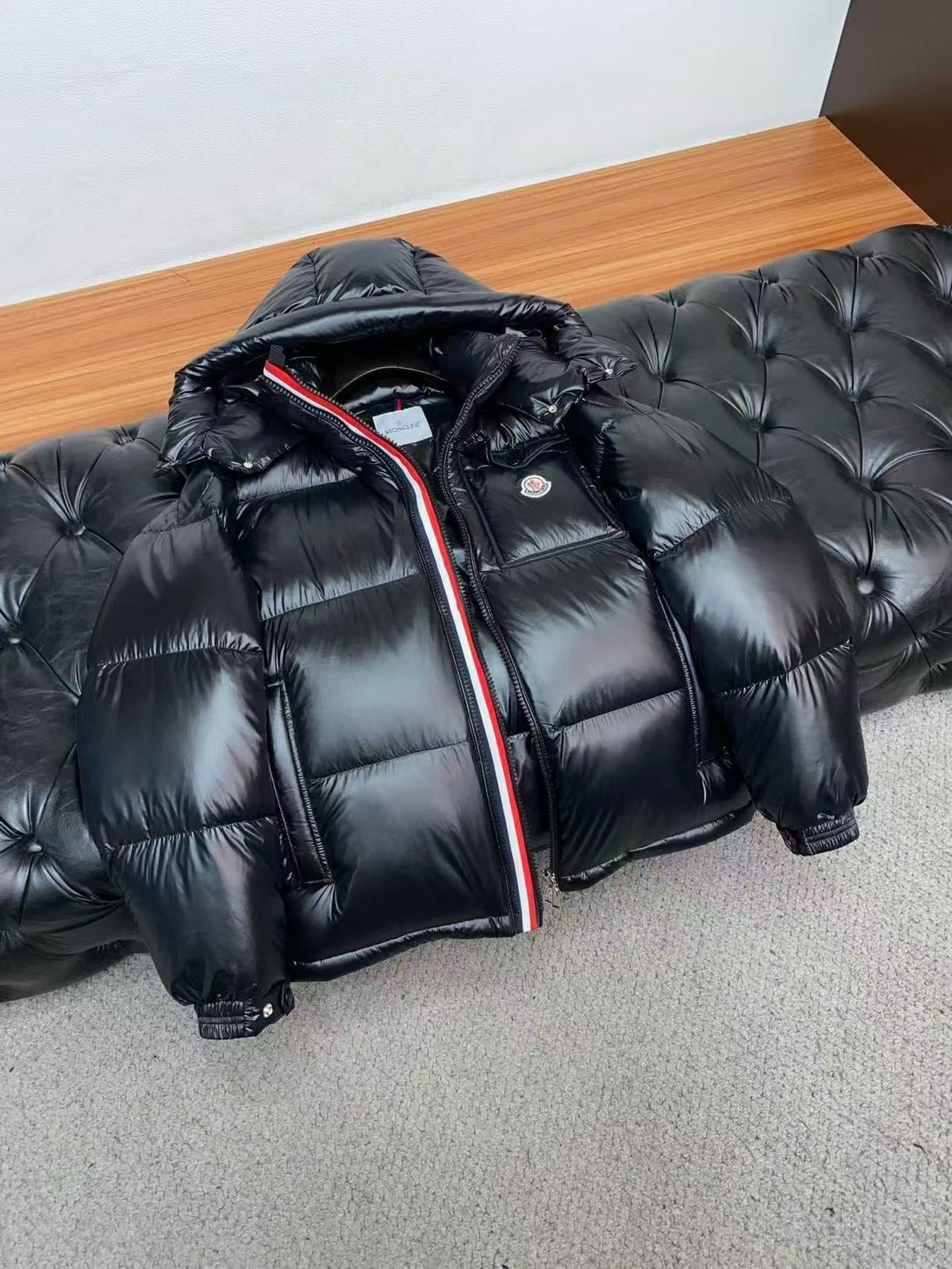 Moncler Montbeliard Hooded Short Down Jacket