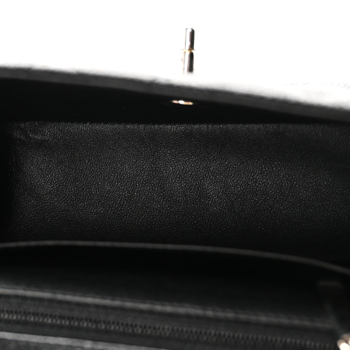 Caviar Quilted Mini Square Flap Black