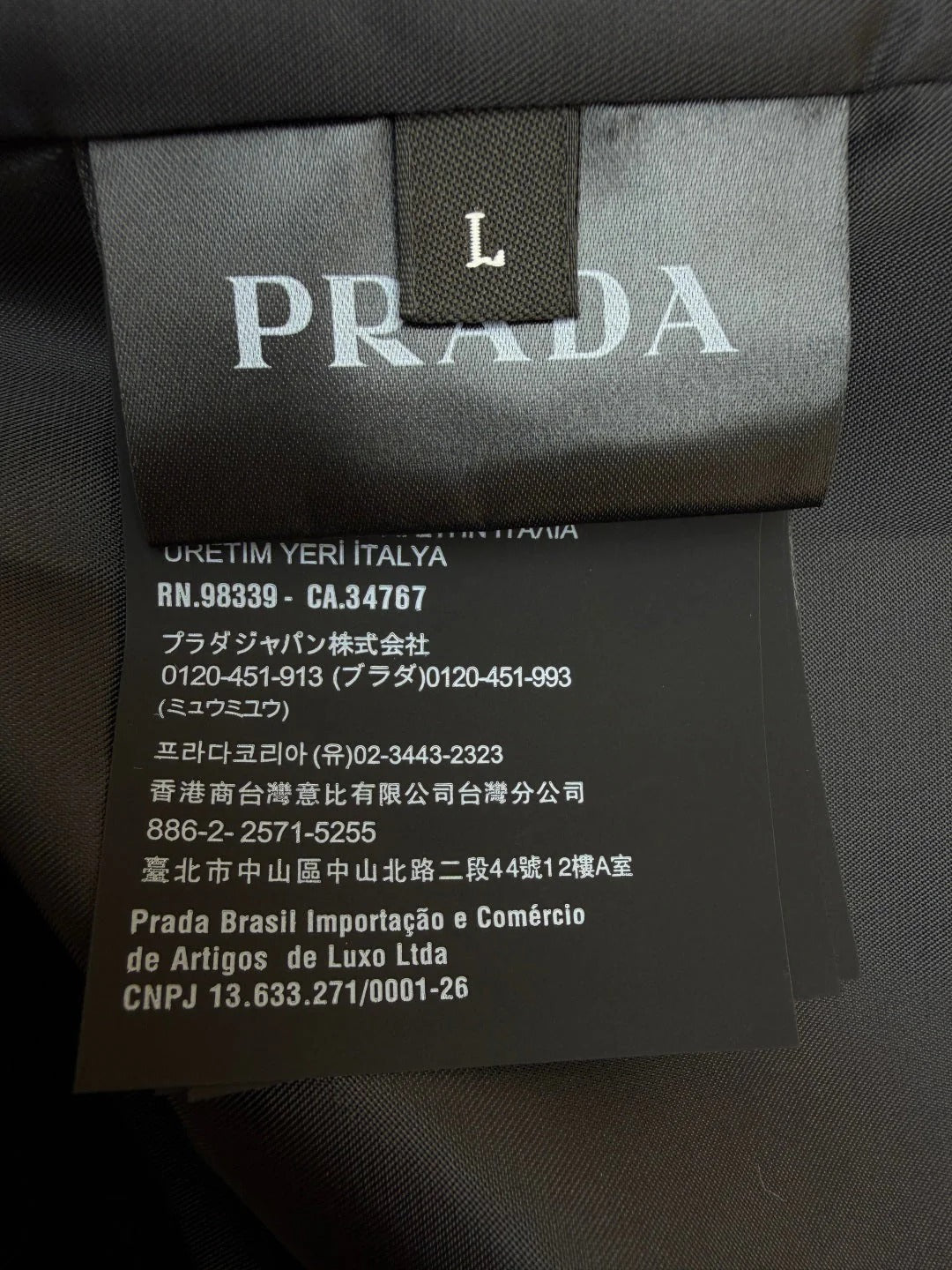 PRADA 25S VELVET JACKET 466
