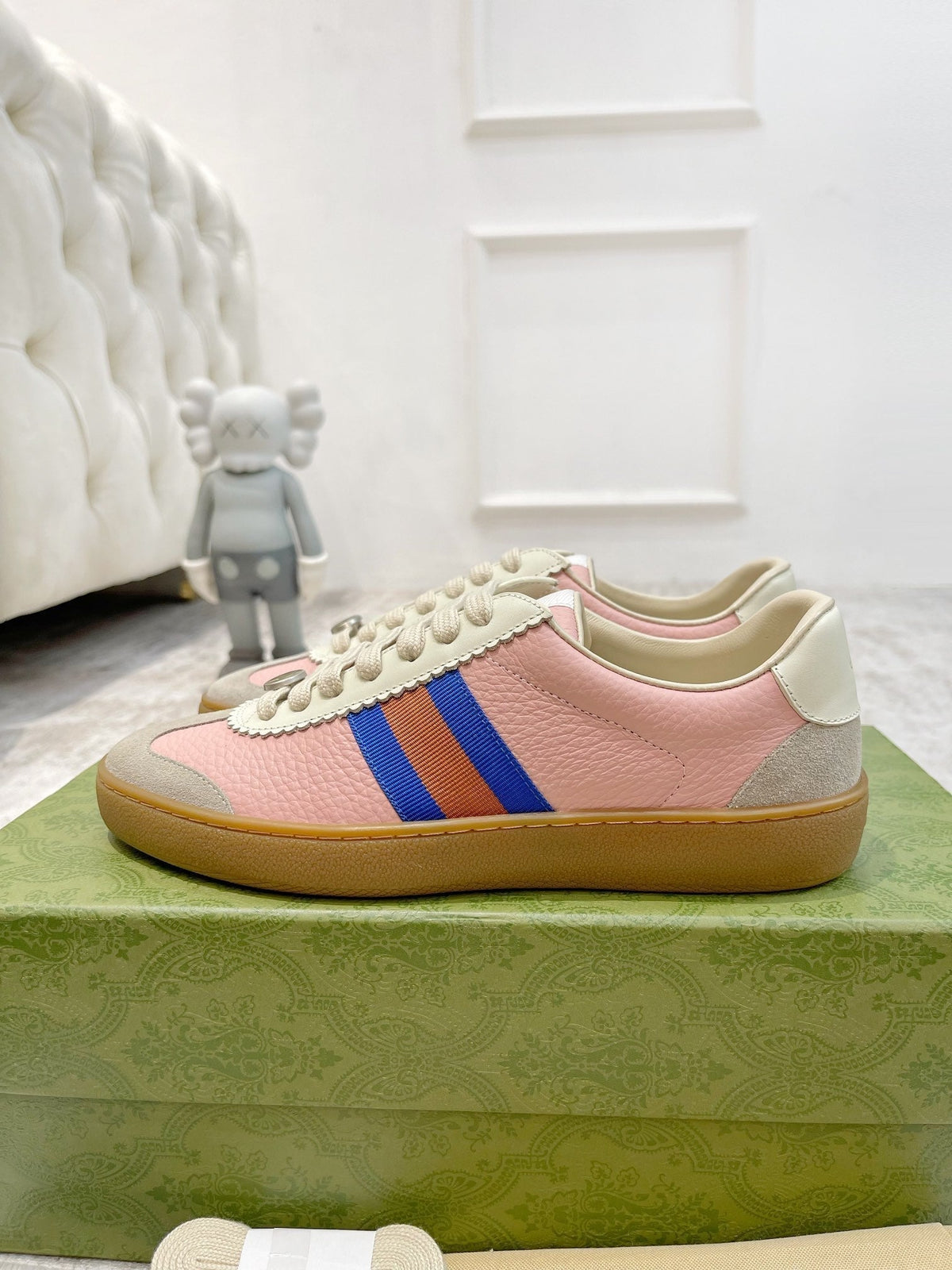 GG SNEAKERS ARDESIA PINK LEATHER