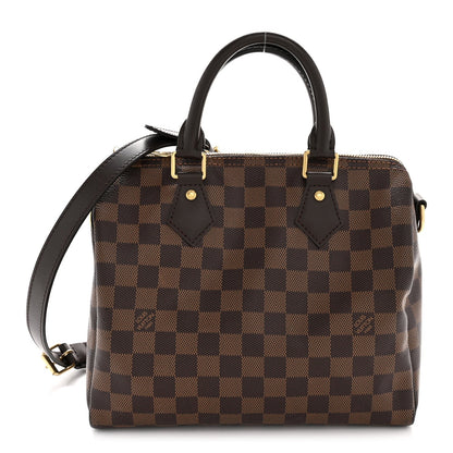 Damier Ebene Speedy Bandouliere 25
