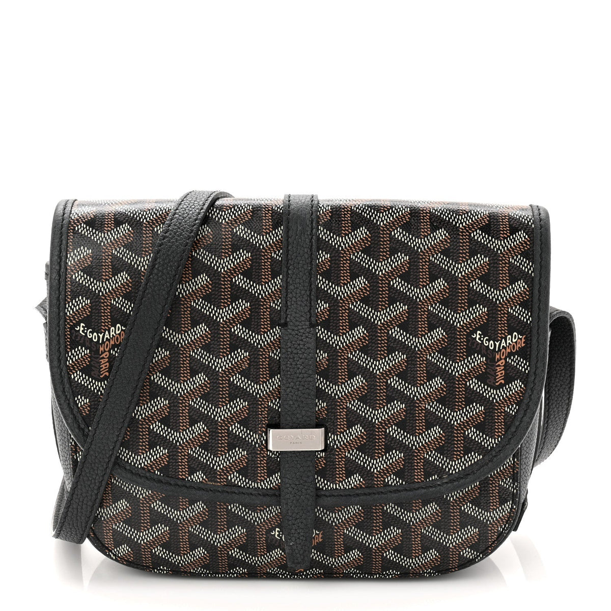 Goyardine Belvedere II PM Messenger Bag Black