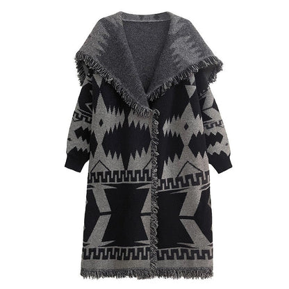Loose Knitted Cardigan Coat