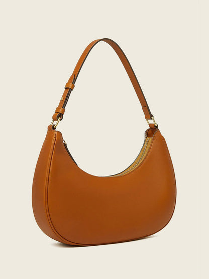 Elisa Crescent Bag In Leather
