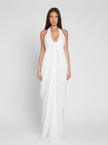 Brynlee Crep Maxi Dress