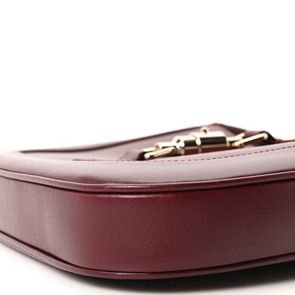 Ancora Calfskin Medium Jackie Shoulder Bag Rosso