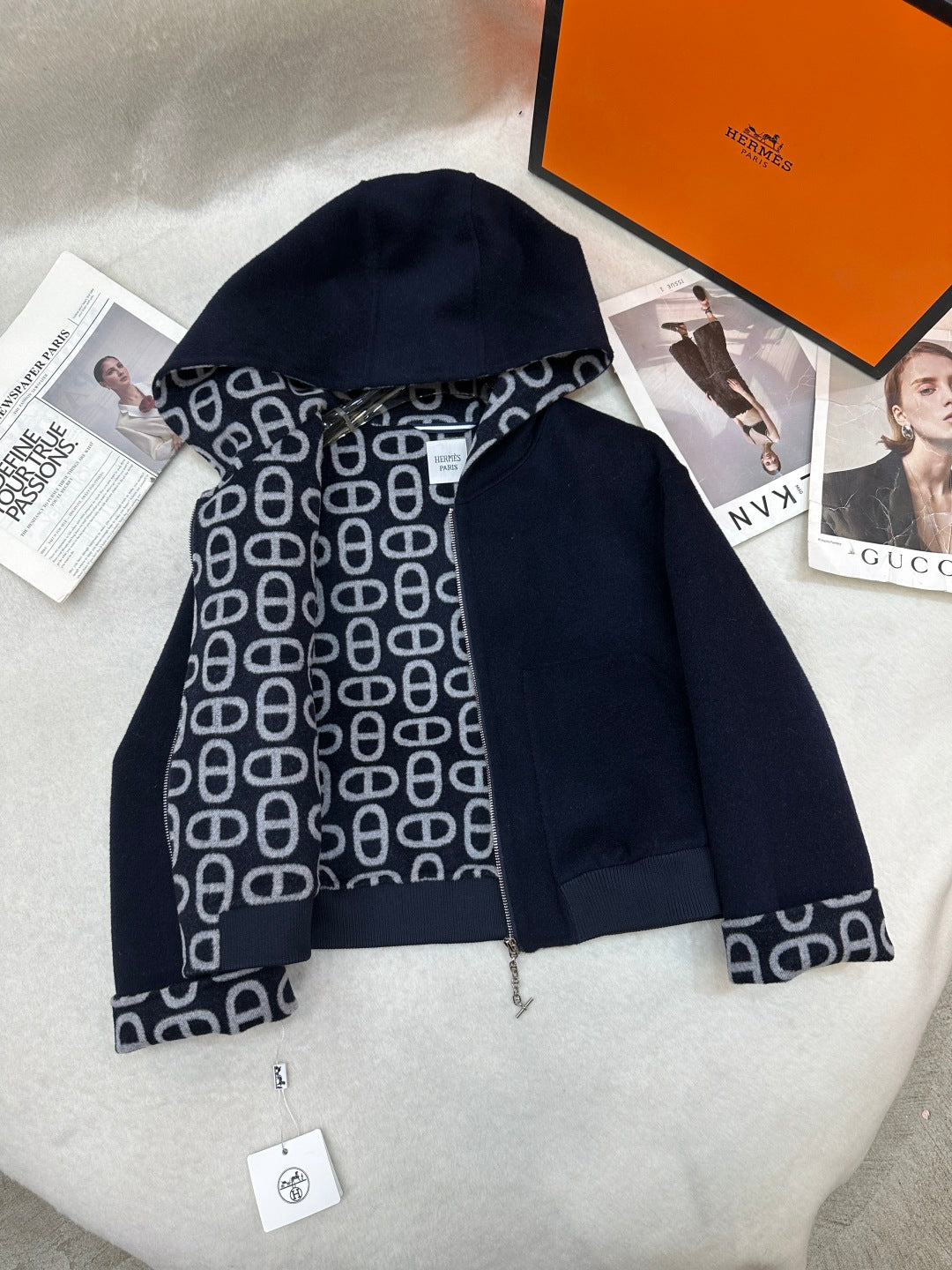 HM 25 Cashmere Cropped Coat 280337