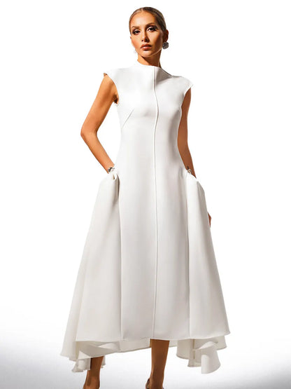 Evelina Choker Sleeveless Maxi Dress
