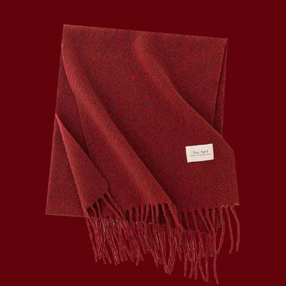 Christamas Theme Plaid Soft Warm Winter Scarf