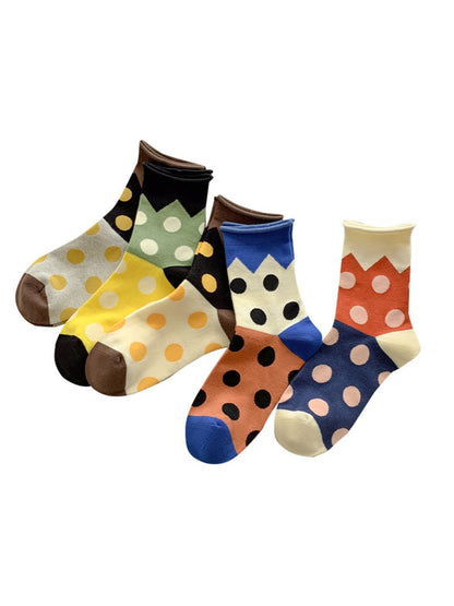 Rufia - Colorblock Crew Socks - Playful &amp; Soft
