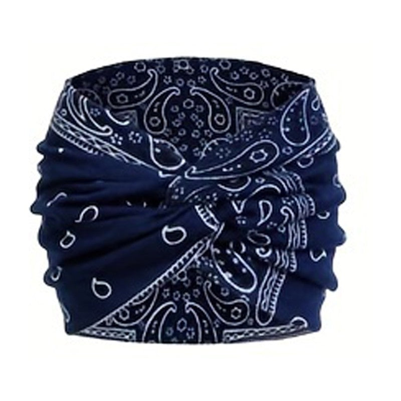 Printed Knot Elastic Headband