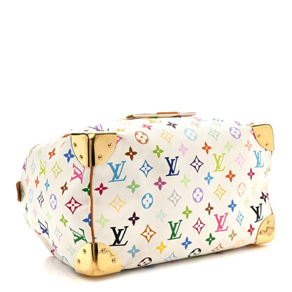 Monogram Multicolor Speedy 30 White