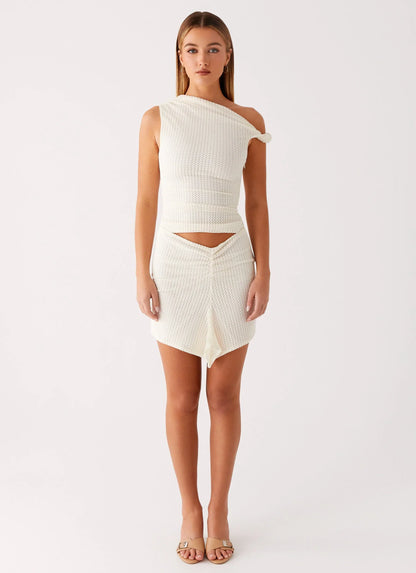 Alina Mini Dress - Ivory