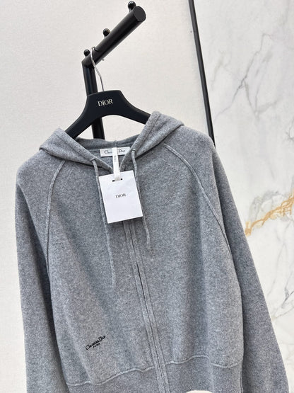 DIOR 25S FLORAL EMBROIDERED HOODIE 592