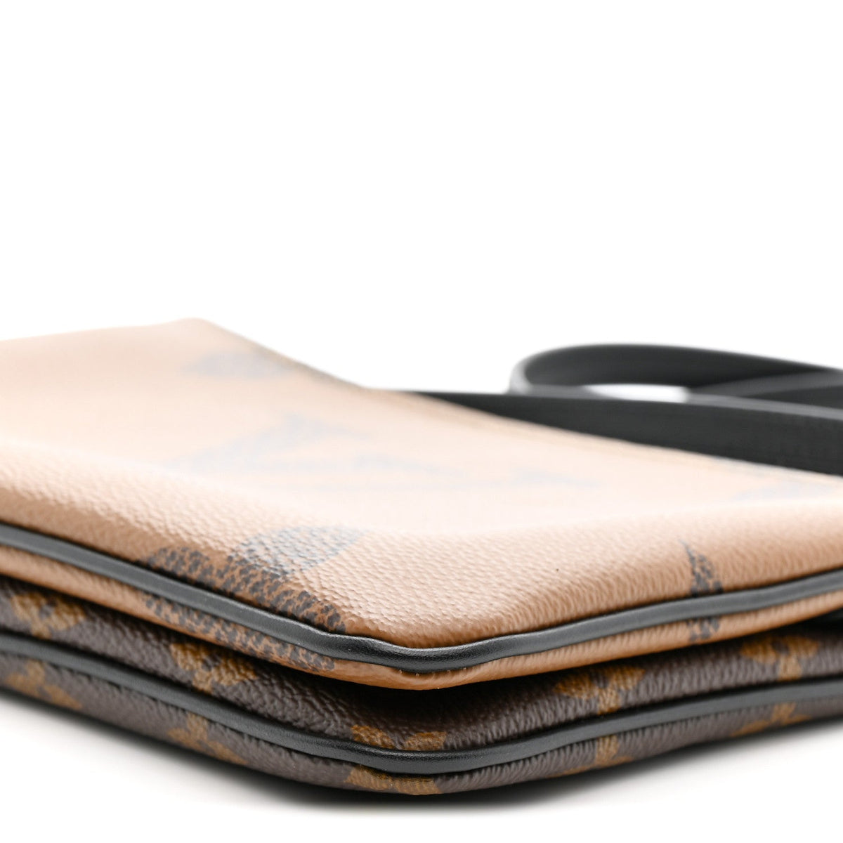 Reverse Monogram Giant Double Zip Pochette