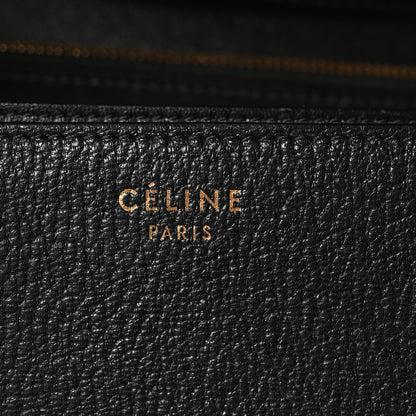 Goatskin Medium Classic Box Flap Bag Black