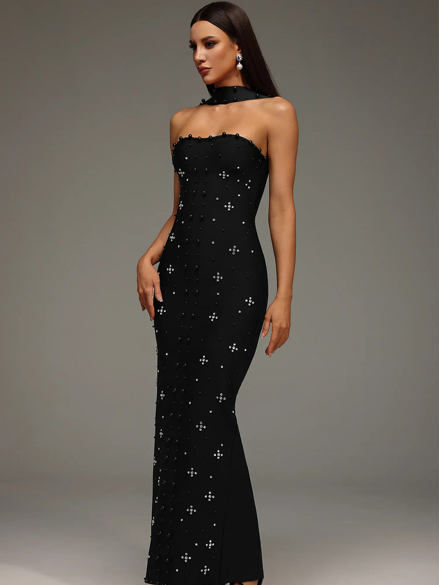 Calliope Maxi Dress In Black