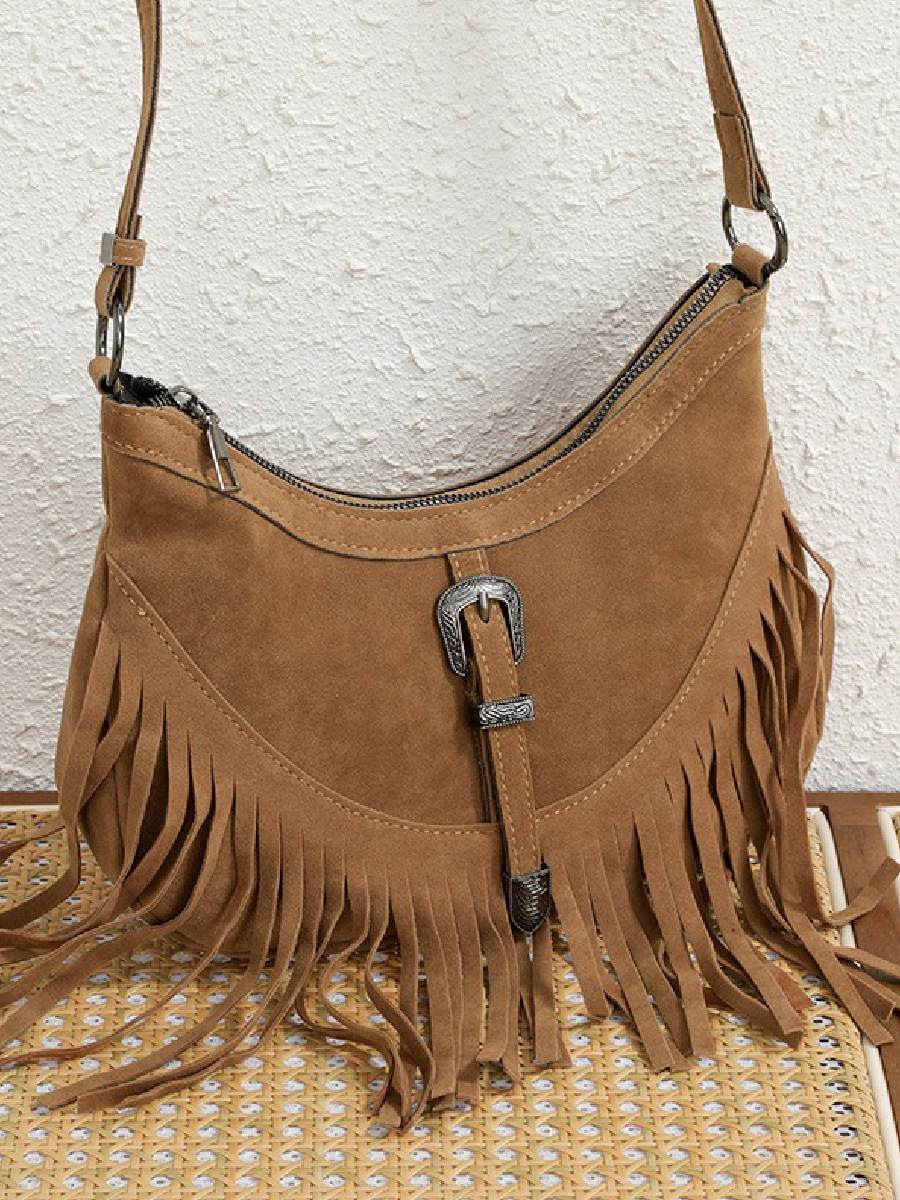 Arielle Fringed Shoulder Bag